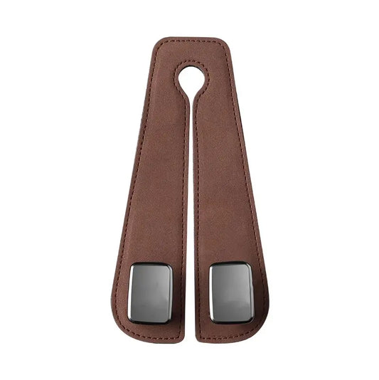 Suede Hooks Car Storage Premium 2025 Hidden Double Hooks for Car Seat Backs High end car seats with hidden double hooks on the back Heavy Duty Rust Free Tool Free Installation Eco Friendly Materials Black Gray Brown Colors