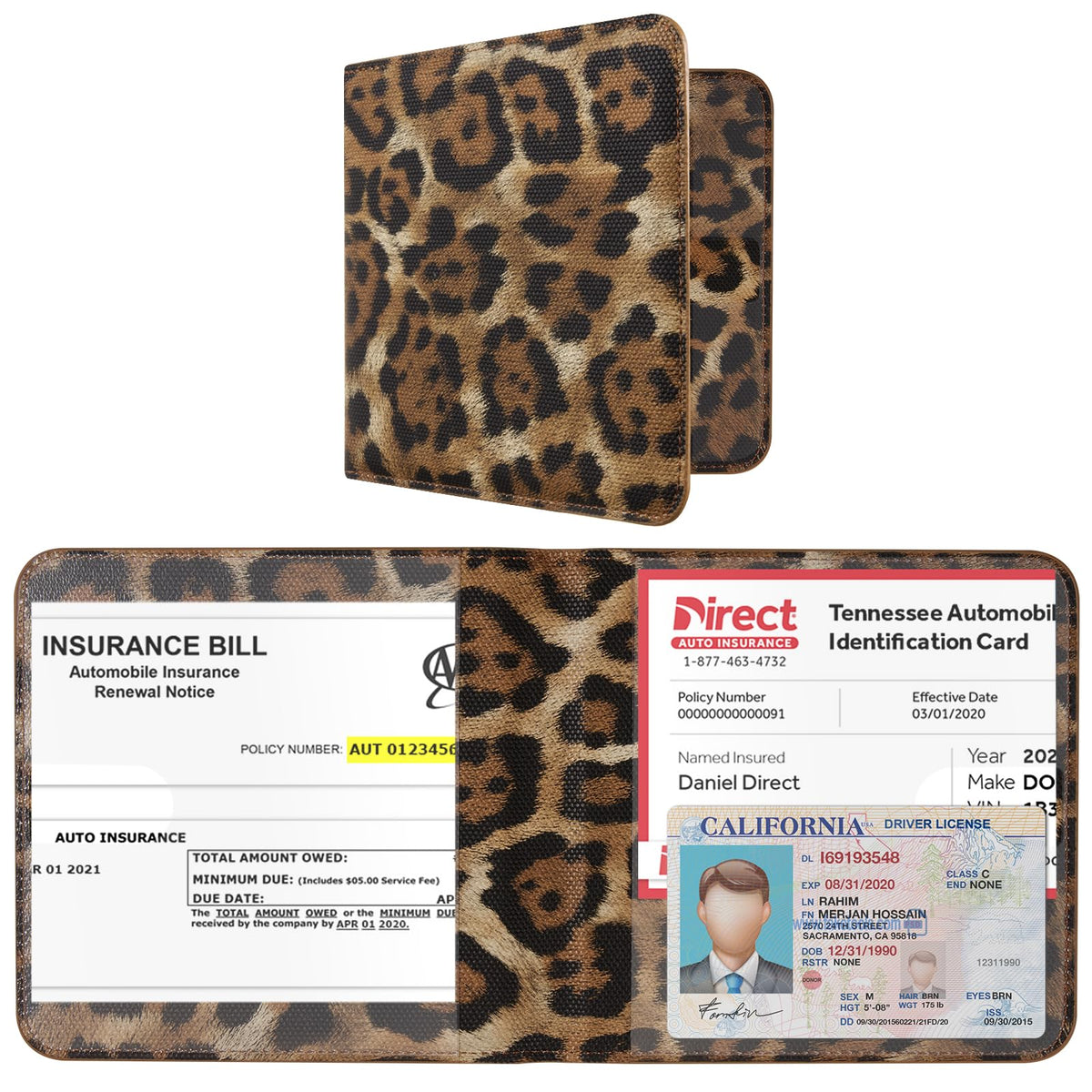 CoBak Car Registration and Insurance Holder for Men and Women