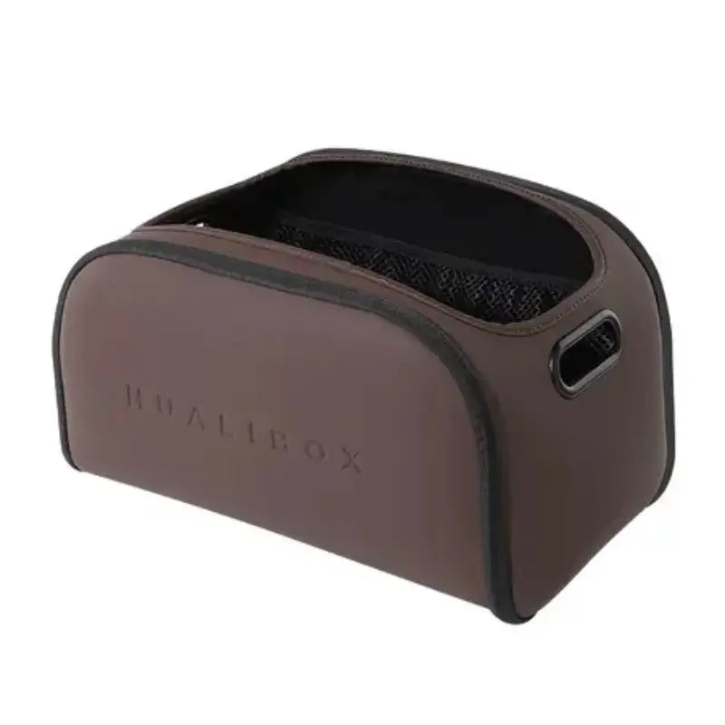 Textured Leather Car Multifunctional Storage Box, Large Capacity Car Storage Organizer for Front Seat and Trunk, Car Interior Organizers, Compatible with Various Car Models, Car Backseat Organizer