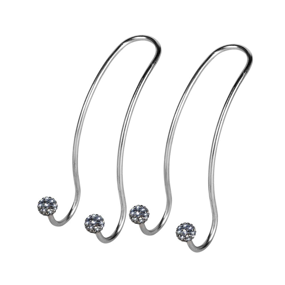 SAVORI Auto Hooks Bling Car Hangers Organizer Seat Headrest Hooks Strong and Durable Backseat Hanger Storage Universal for SUV Truck Vehicle 2 Pack (White)
