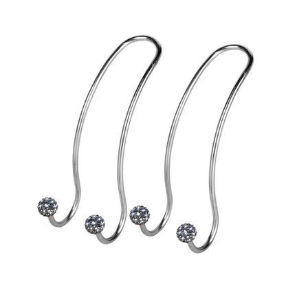 SAVORI Auto Hooks Bling Car Hangers Organizer Seat Headrest Hooks Strong and Durable Backseat Hanger Storage Universal for SUV Truck Vehicle 2 Pack (White)