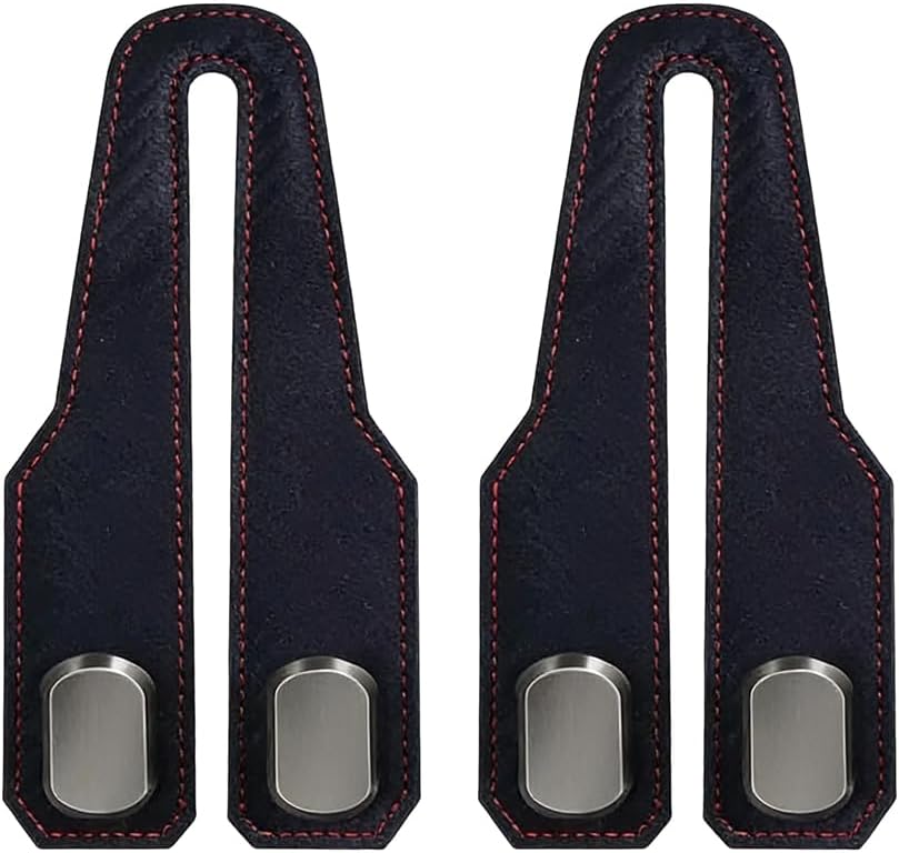 2 Pcs Car Seat Back Storage Hook, 2026 New Heavy Duty Headrest Hooks for Car, Durable Car Seat Hooks Holder Organizer for Purse Bags Handbags Interior Accessories