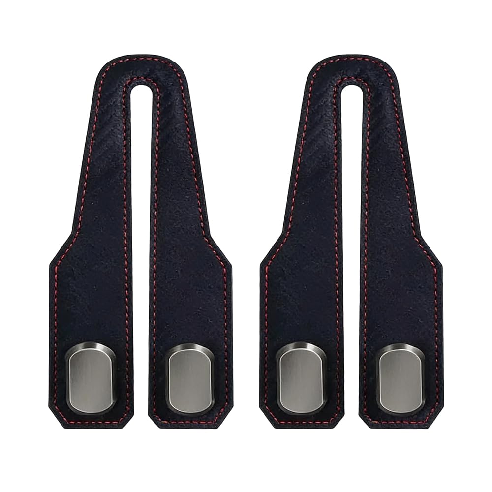 2 Pcs Car Seat Back Storage Hook, 2026 New Heavy Duty Headrest Hooks for Car, Durable Car Seat Hooks Holder Organizer for Purse Bags Handbags Interior Accessories
