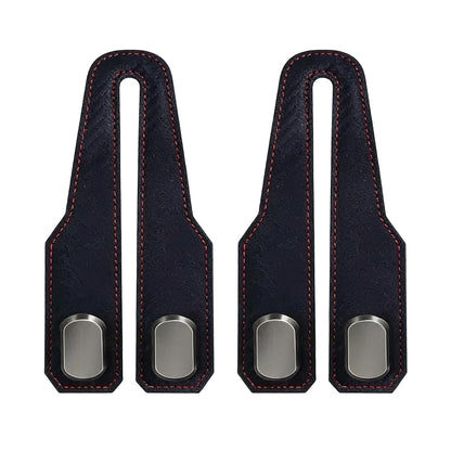 2 Pcs Car Seat Back Storage Hook, 2026 New Heavy Duty Headrest Hooks for Car, Durable Car Seat Hooks Holder Organizer for Purse Bags Handbags Interior Accessories