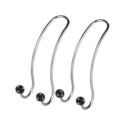 SAVORI Auto Hooks Bling Car Hangers Organizer Seat Headrest Hooks Strong and Durable Backseat Hanger Storage Universal for SUV Truck Vehicle 2 Pack (White)