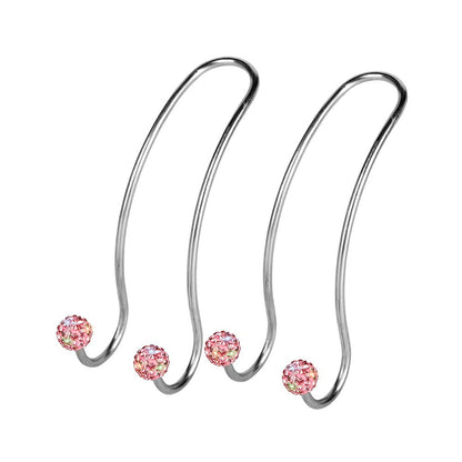 SAVORI Auto Hooks Bling Car Hangers Organizer Seat Headrest Hooks Strong and Durable Backseat Hanger Storage Universal for SUV Truck Vehicle 2 Pack (White)
