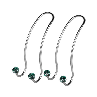 SAVORI Auto Hooks Bling Car Hangers Organizer Seat Headrest Hooks Strong and Durable Backseat Hanger Storage Universal for SUV Truck Vehicle 2 Pack (White)