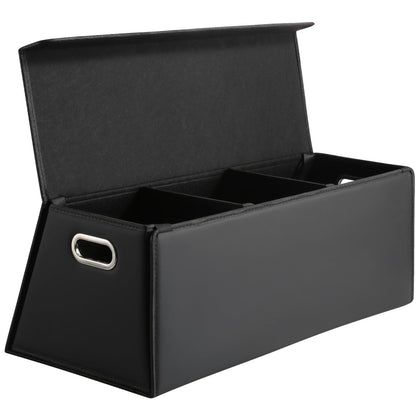 Fyzeoty Car Trunk Organizer for SUV and Sedan, Black, 16.5 inches