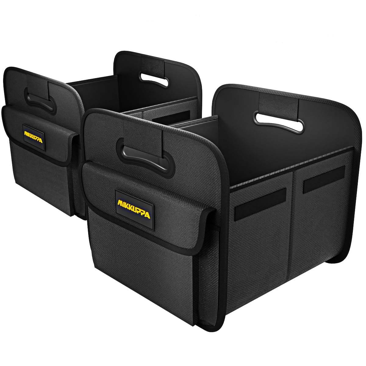 MIKKUPPA Car Trunk Organizer - 70L Foldable Car Storage for Grocery, Black