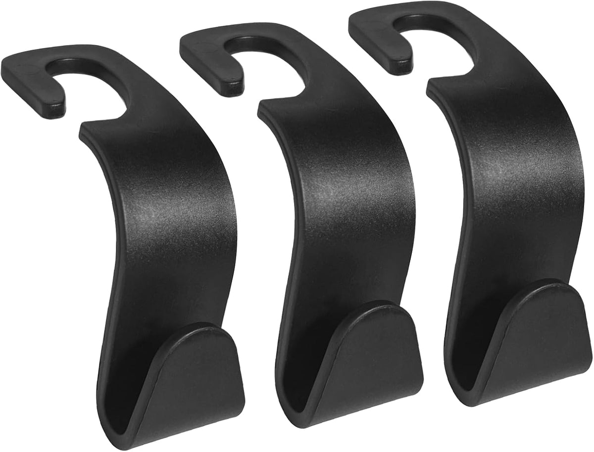 6 Pcs Hooks for Car Seat Headrest Hook, Car Back Seat Headrest Hooks Storage for Automotive Vehicle Cars Accessories Purses Grocery Bags Handbag Coat Umbrella Hanger Holder Organizer