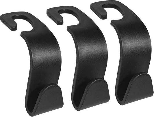 6 Pcs Hooks for Car Seat Headrest Hook, Car Back Seat Headrest Hooks Storage for Automotive Vehicle Cars Accessories Purses Grocery Bags Handbag Coat Umbrella Hanger Holder Organizer