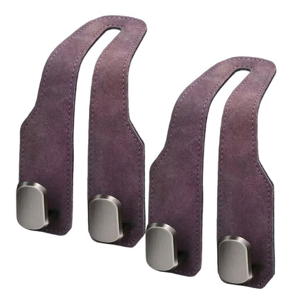 2 Pcs Car Seat Back Storage Hook, 2026 New Heavy Duty Headrest Hooks for Car, Durable Car Seat Hooks Holder Organizer for Purse Bags Handbags Interior Accessories