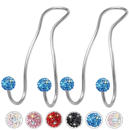 Bling Purse Hook for Car Headrest, Cute Car Seat Hooks (2Pack)