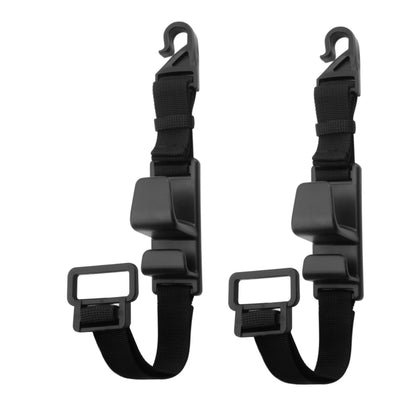 4-Pack Headrest Hooks for Car Universal Interior Auto Vehicle Back Front Seat Hanger Holder Organizer for Handbags Purses Coats and Grocery Bags