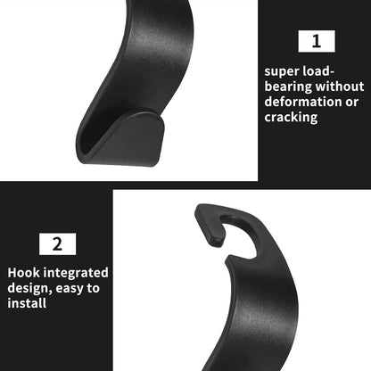 6 Pcs Hooks for Car Seat Headrest Hook, Car Back Seat Headrest Hooks Storage for Automotive Vehicle Cars Accessories Purses Grocery Bags Handbag Coat Umbrella Hanger Holder Organizer