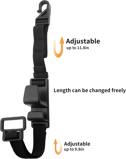 4-Pack Headrest Hooks for Car Universal Interior Auto Vehicle Back Front Seat Hanger Holder Organizer for Handbags Purses Coats and Grocery Bags
