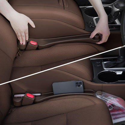 Givifive Car Seat Gap Filler Organizer Soft Foam 3IN1 Storage Slot & Hook