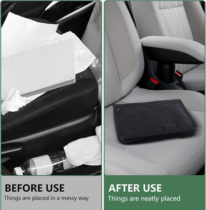 Car Registration & Insurance Holder, Glove Box Compartment Organizer Bag