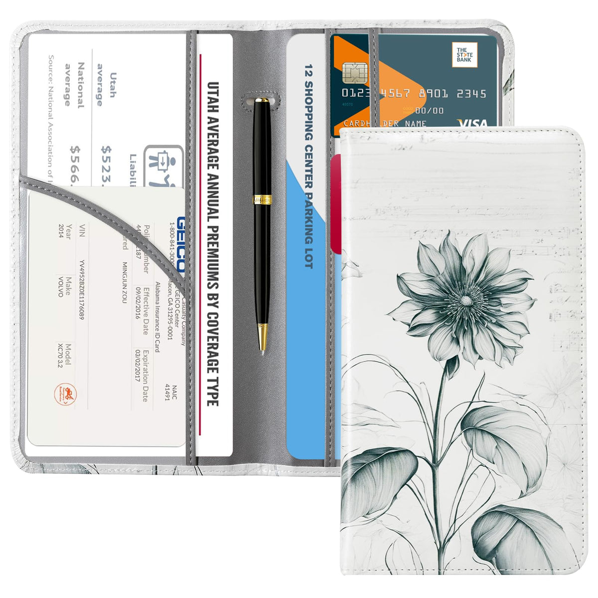 CoBak Car Registration and Insurance Holder