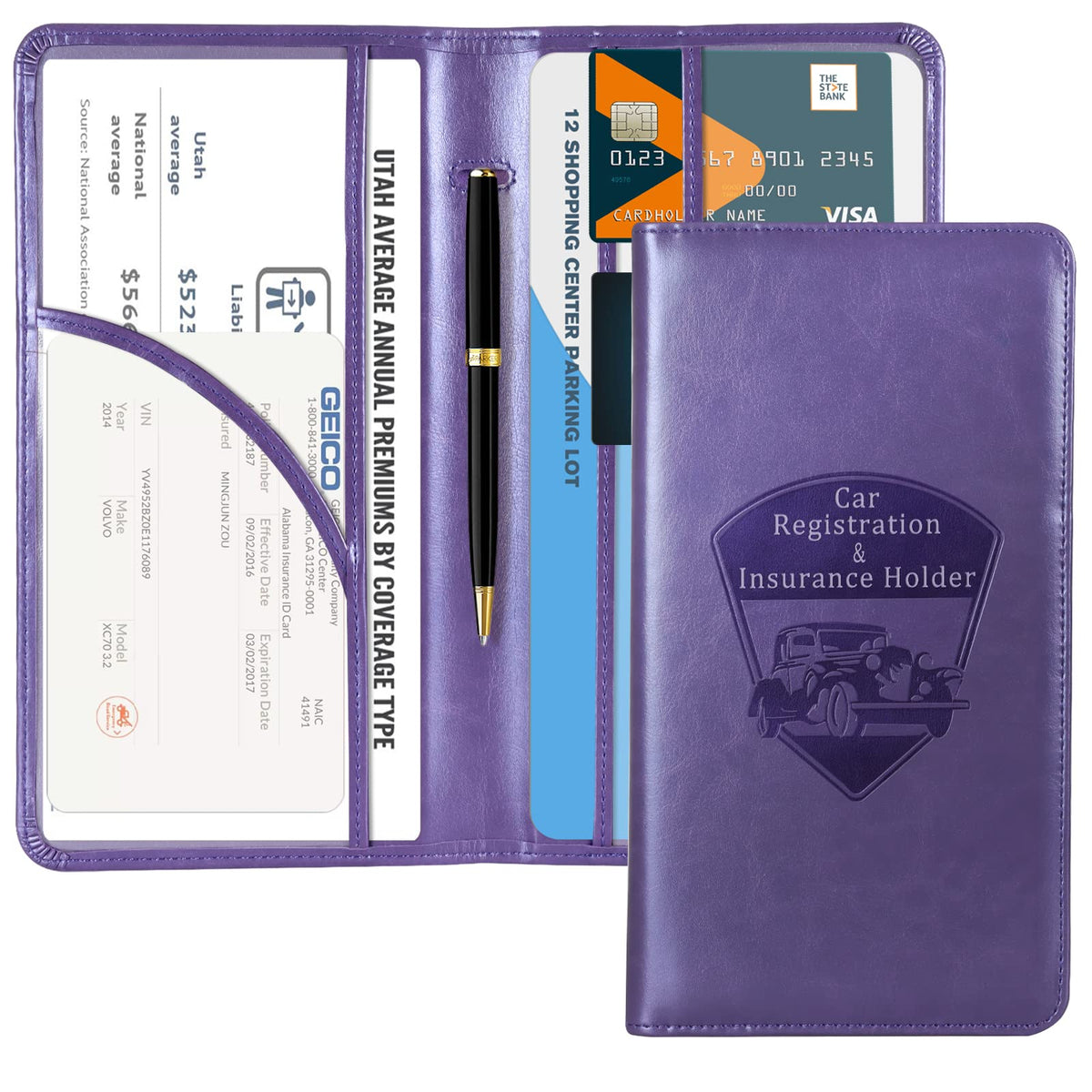CoBak Car Registration and Insurance Holder