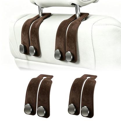 Amelity Car Headrest Hooks, Purse Hook for Car 2 Pack Gray