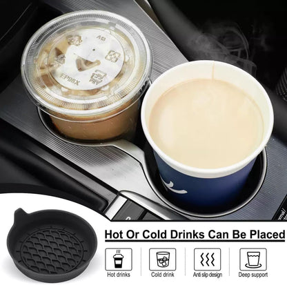 Back Seat Car Organizer, Extendable Cup Holder, Tissue Holder & Hooks