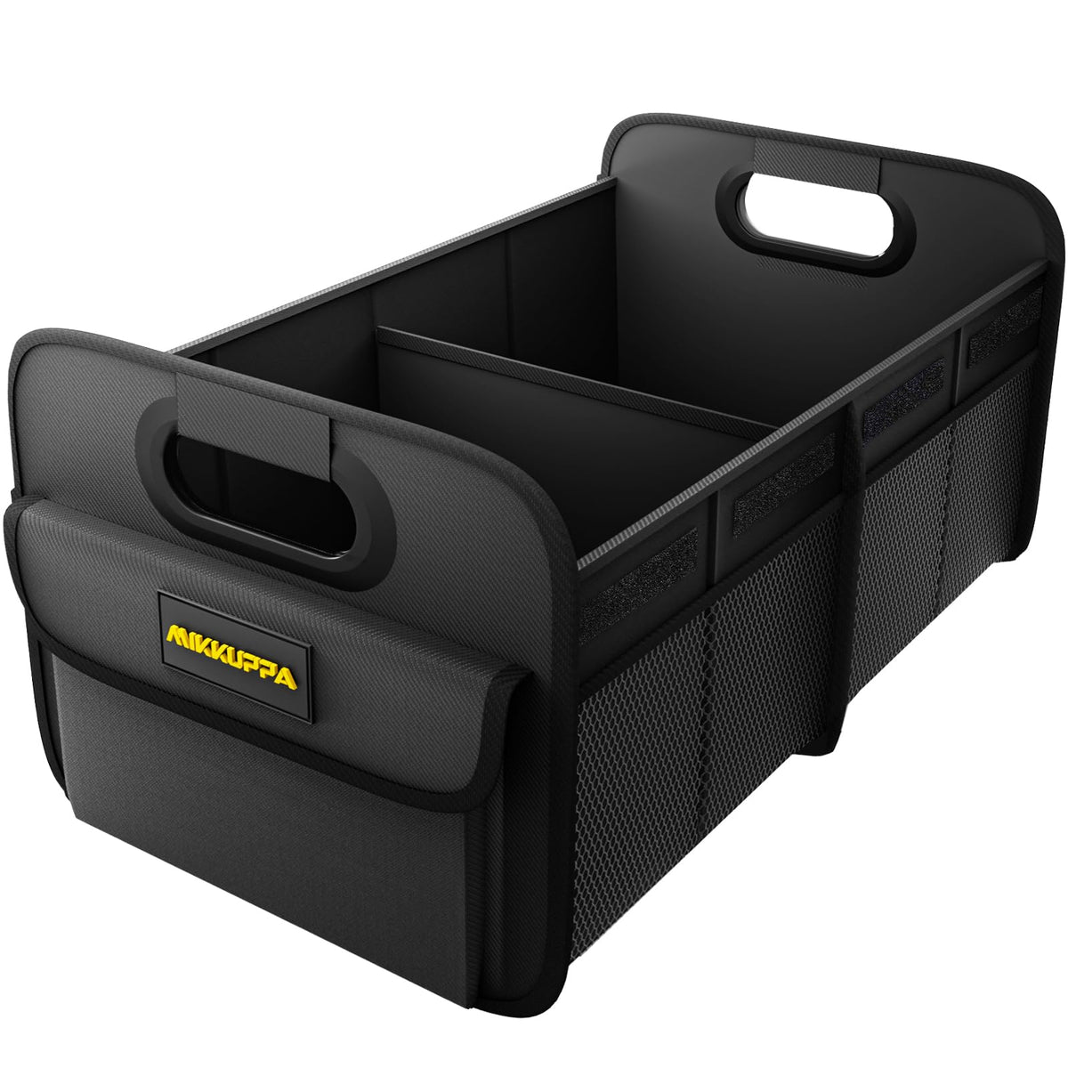 MIKKUPPA Car Trunk Organizer - 70L Foldable Car Storage for Grocery, Black