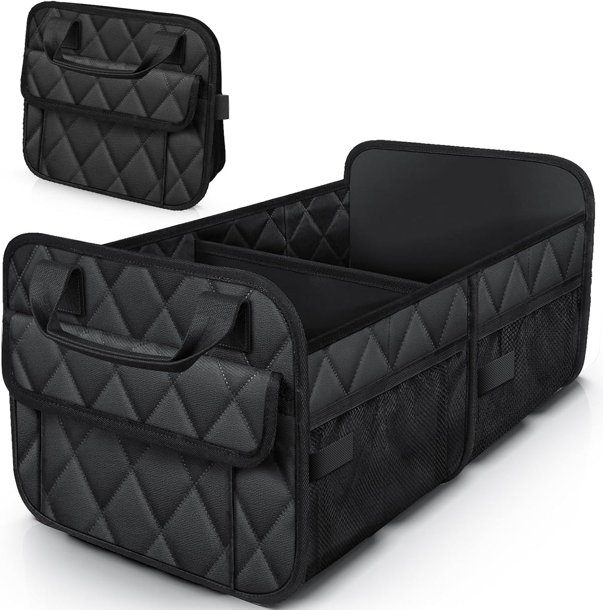 HOTOR Trunk Organizer for SUV – Foldable Car Organizers and Storage