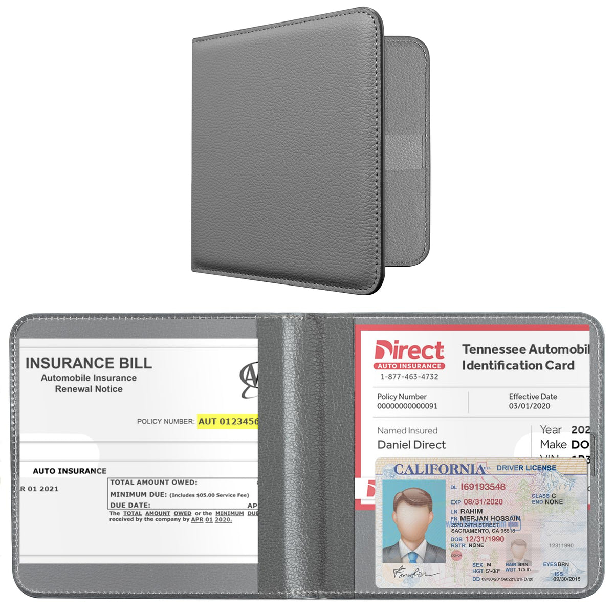 CoBak Car Registration and Insurance Holder for Men and Women