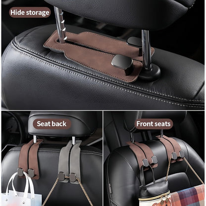 Car Purse Hooks, Universal Headrest Hooks for Bags, 4 Pack