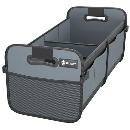 Sposuit Trunk Organizer for Car - Split Car Storage Organizer, Black, 2 Pcs