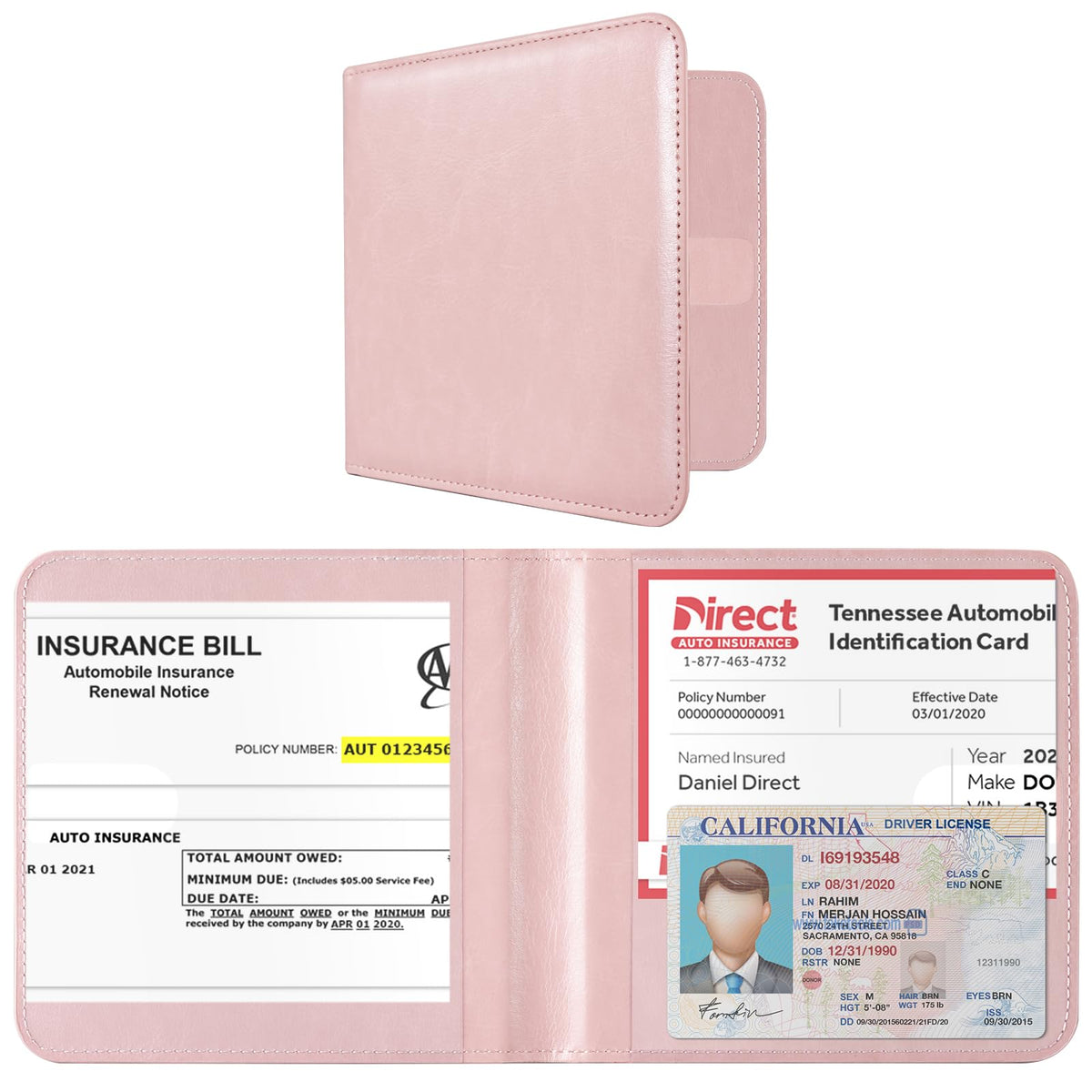 CoBak Car Registration and Insurance Holder for Men and Women