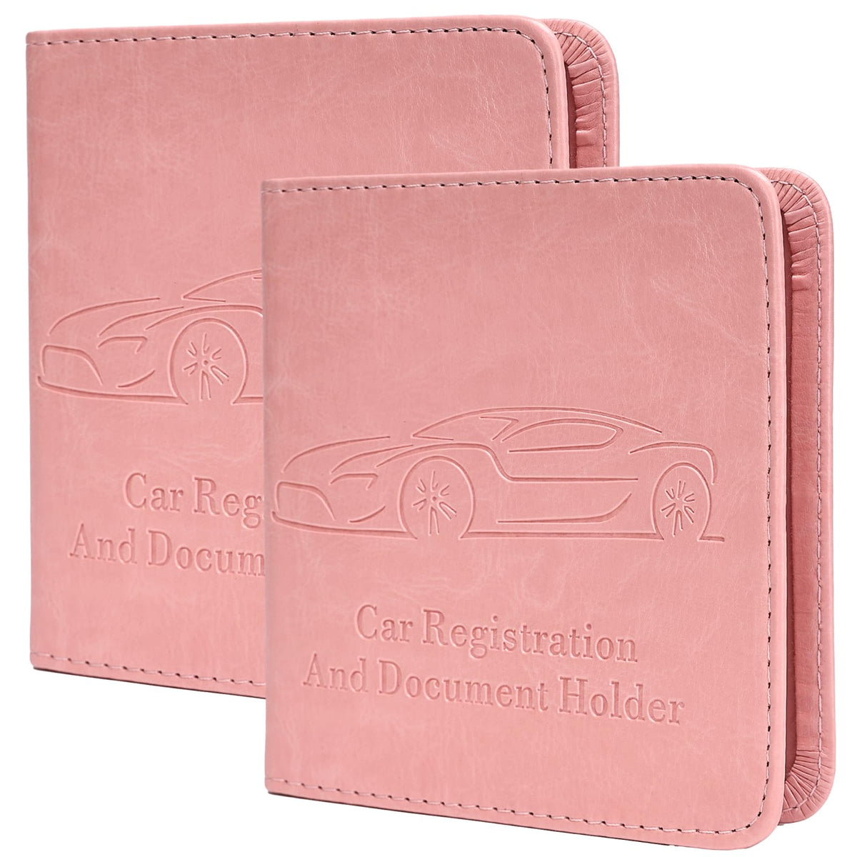 Car Registration and Insurance Holder, Vehicle Glove Box Car Organizer with Magnetic Closure for Documents, Cards, License Car Organization, 1-Pack Black
