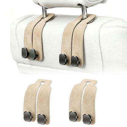 Amelity Car Headrest Hooks, Purse Hook for Car 2 Pack Gray
