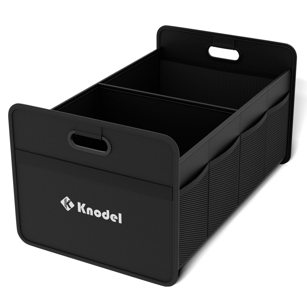 K KNODEL Foldable Trunk Storage Organizer for Car and Sedan (Small, Black)