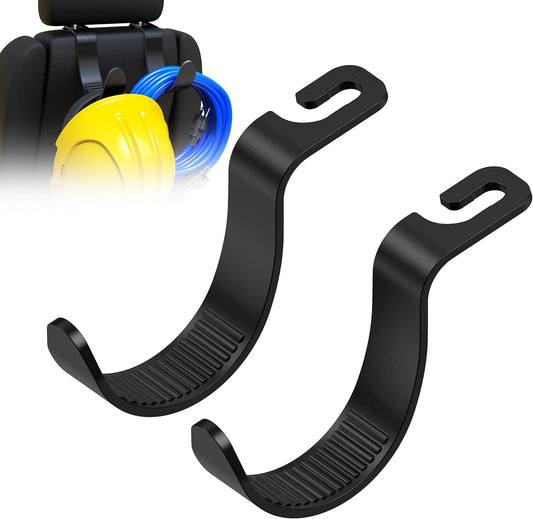 XL Hard Hat Headrest Hooks for Truck Heavy-Duty Car Seat Back Organizer