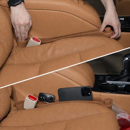 Givifive Car Seat Gap Filler Organizer Soft Foam 3IN1 Storage Slot & Hook