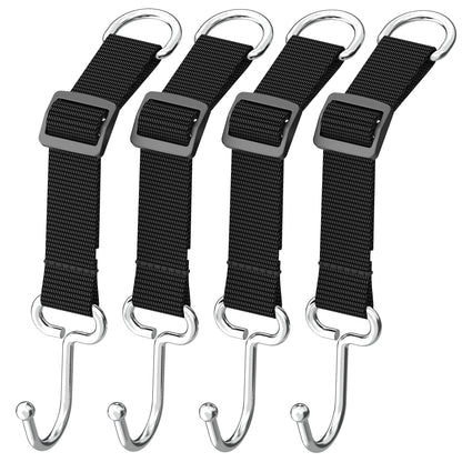 Purse Hook for Car, Adjustable Headrest Hooks, 2 Pack