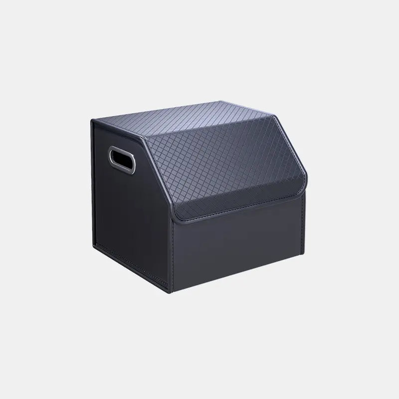 Large Capacity Foldable Car Trunk Organizer Box with Lid, Multi-Layer Design, Anti-Slip Bottom, Suitable for Suv and Sedan, Universal Car Accessories, Vehicle Accessories, Oolvs
