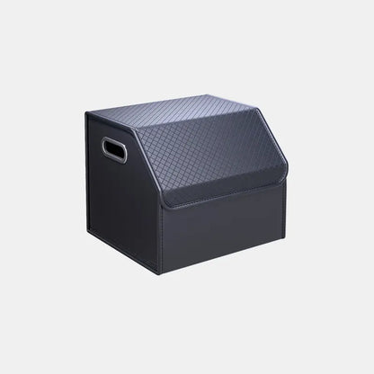 Large Capacity Foldable Car Trunk Organizer Box with Lid, Multi-Layer Design, Anti-Slip Bottom, Suitable for Suv and Sedan, Universal Car Accessories, Vehicle Accessories, Oolvs