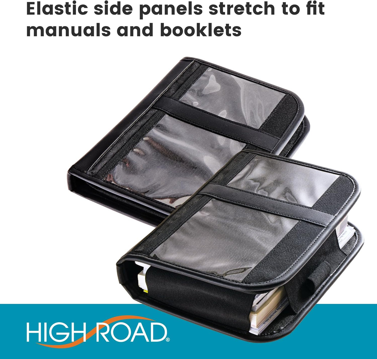 Glove Box Organizer and Car Manual Book Holder with Document Pockets
