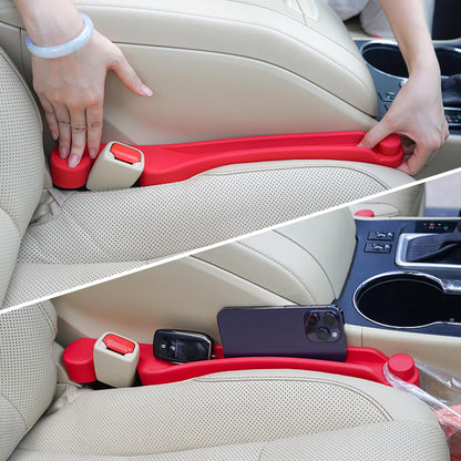 Givifive Car Seat Gap Filler Organizer Soft Foam 3IN1 Storage Slot & Hook