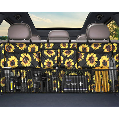 Femuar Trunk Organizer, Hanging Backseat Car Storage Bag for SUV (42"*18")