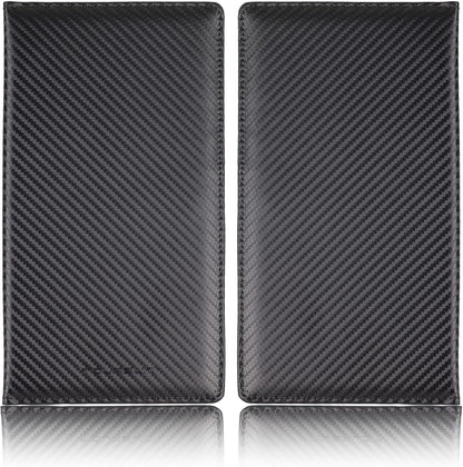TOURSUIT Car Registration & Insurance Card Holder, Carbon Fiber Black