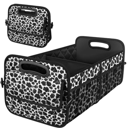 Deosk Car Trunk Organizer for SUV, Car Organizers and Storage with Reinforced Handles, Car Accessories for Women/Men 70L Waterproof Polyester Trunk Organizer(Large, Beige)