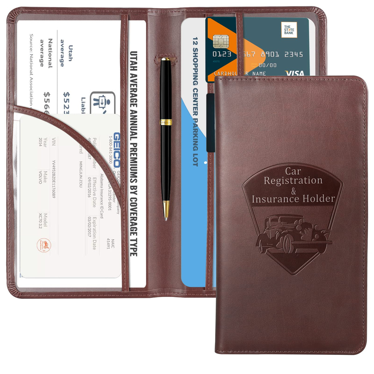 CoBak Car Registration and Insurance Holder