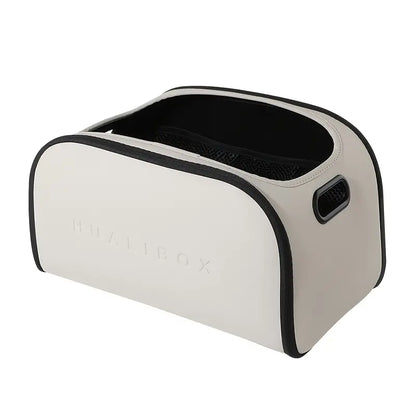 Textured Leather Car Multifunctional Storage Box, Large Capacity Car Storage Organizer for Front Seat and Trunk, Car Interior Organizers, Compatible with Various Car Models, Car Backseat Organizer