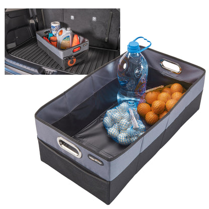 CargoCube Car Trunk Storage Bins - Set of 2 Leakproof Car Box Organizers