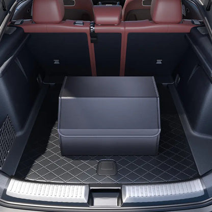Large Capacity Foldable Car Trunk Organizer Box with Lid, Multi-Layer Design, Anti-Slip Bottom, Suitable for Suv and Sedan, Universal Car Accessories, Vehicle Accessories, Oolvs