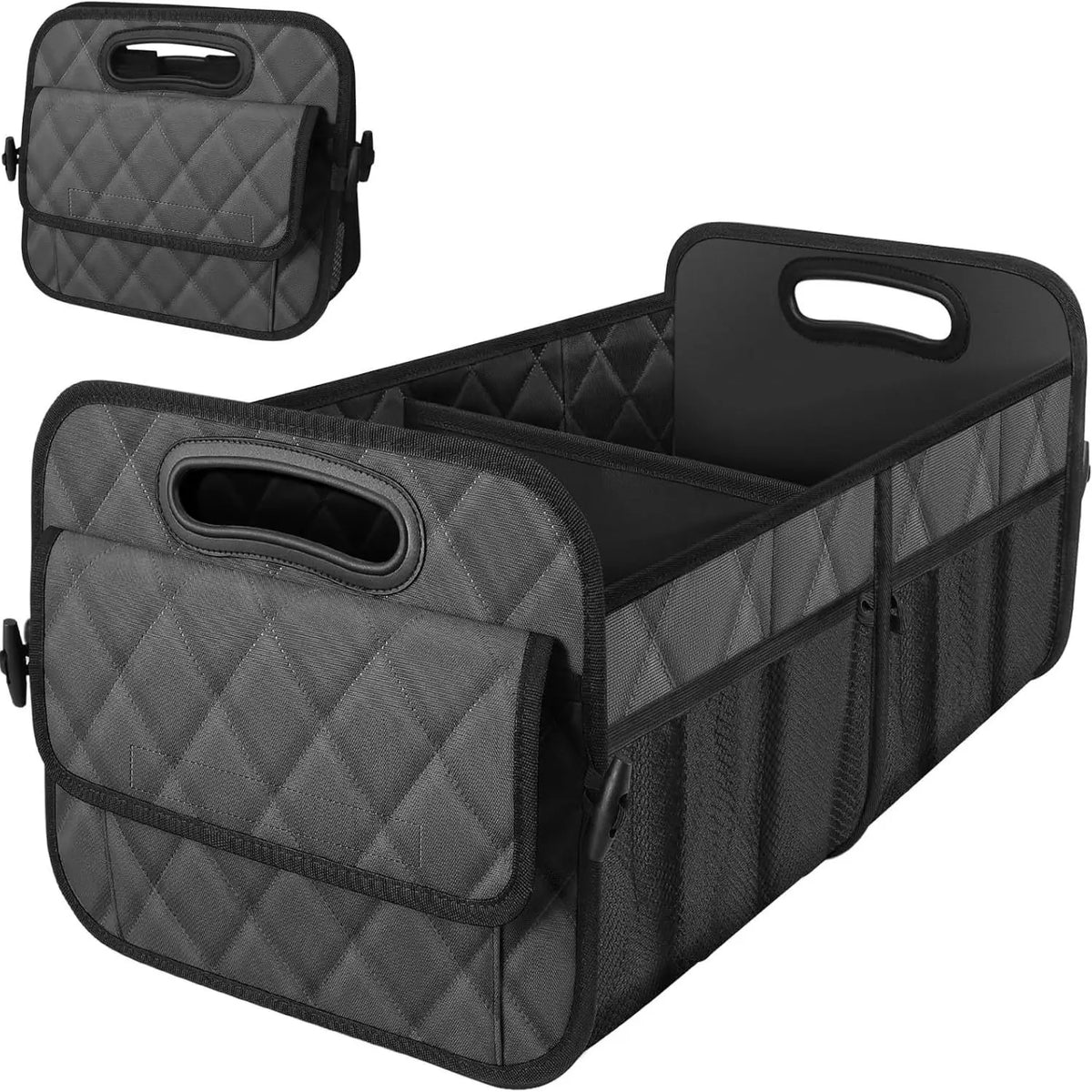 Car Trunk Organizer Box, Vehicle Storage Container, Car Interior Accessories, Luggage Holder, Tailgate Box, Automotive Essentials, Car Organizers and Storage Box, Car Storage Organizers
